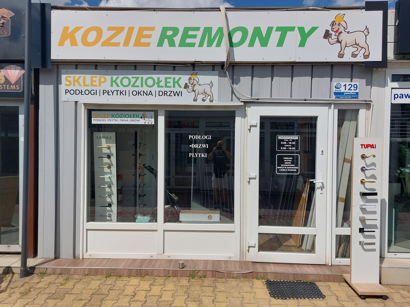 Zdjęcie na okładce dla Sklep Koziołek Podłogi Drzwi Płytki Warszawa Bartycka - Sztukateria, listwy, panele podłogowe, schody drewniane